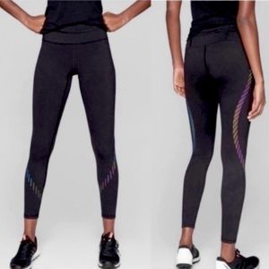 Athleta Rainbow Reflective Sonar Leggings